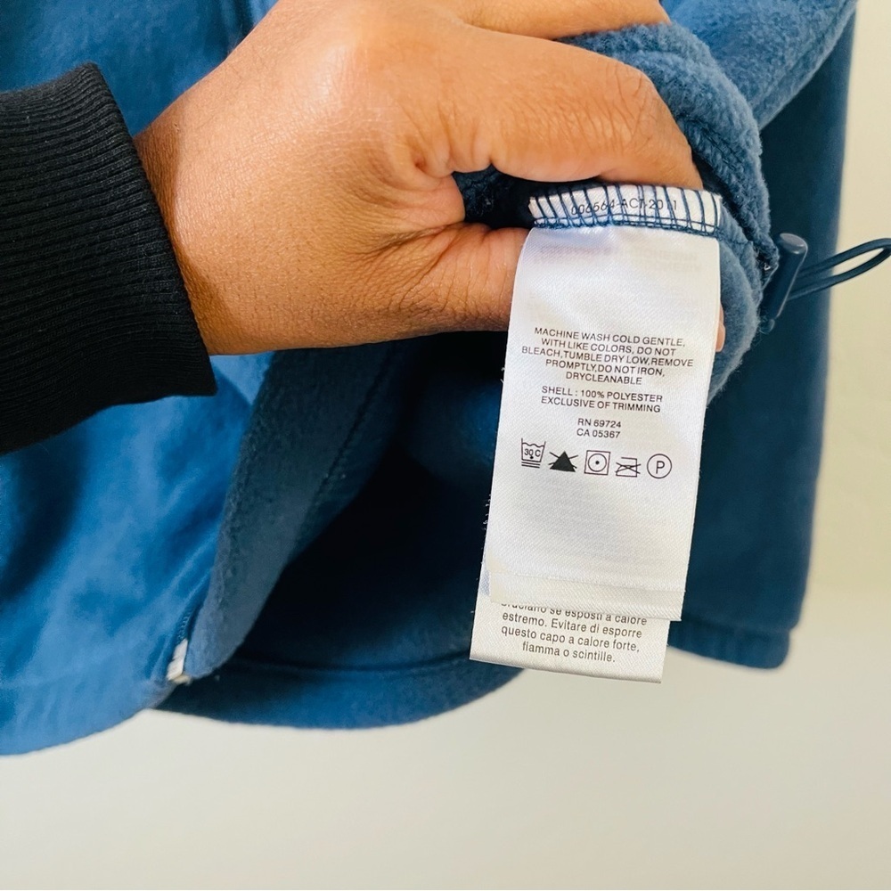 Men’s Columbia Blue Fleece Jacket - Picture 8 of 8